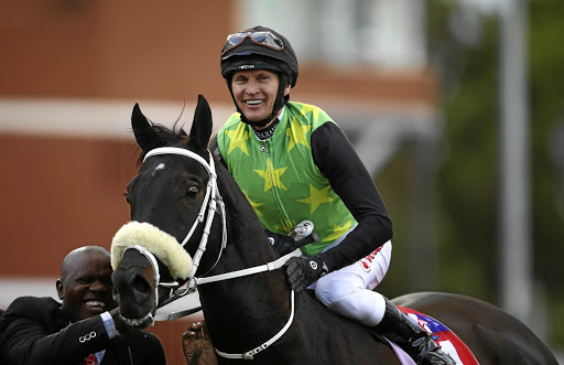 Pierre Strydom wins the Durban July