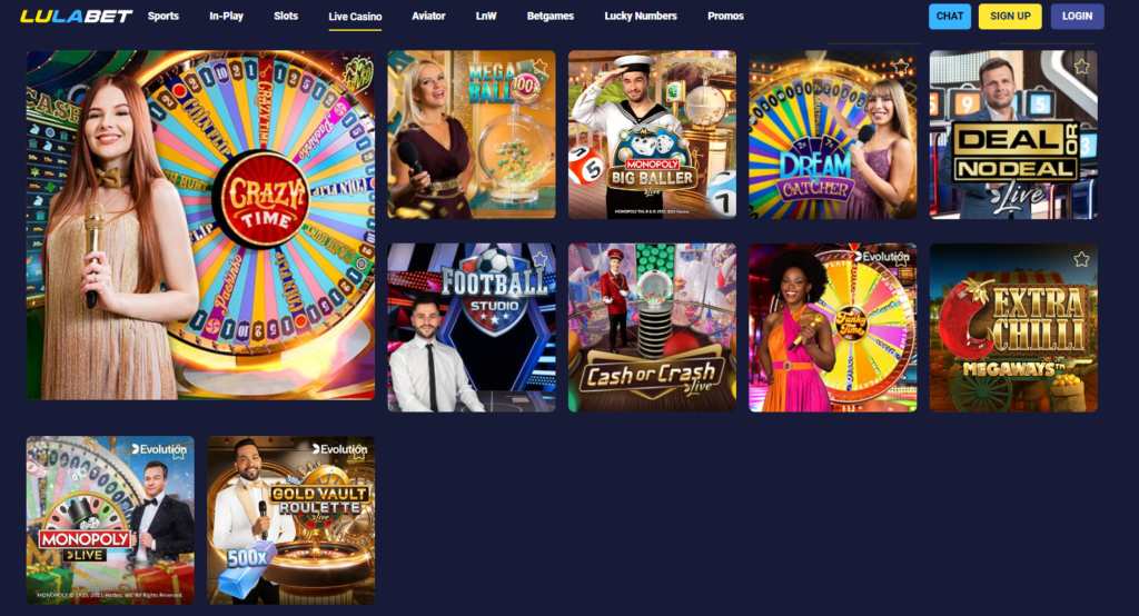 LulaBet Games