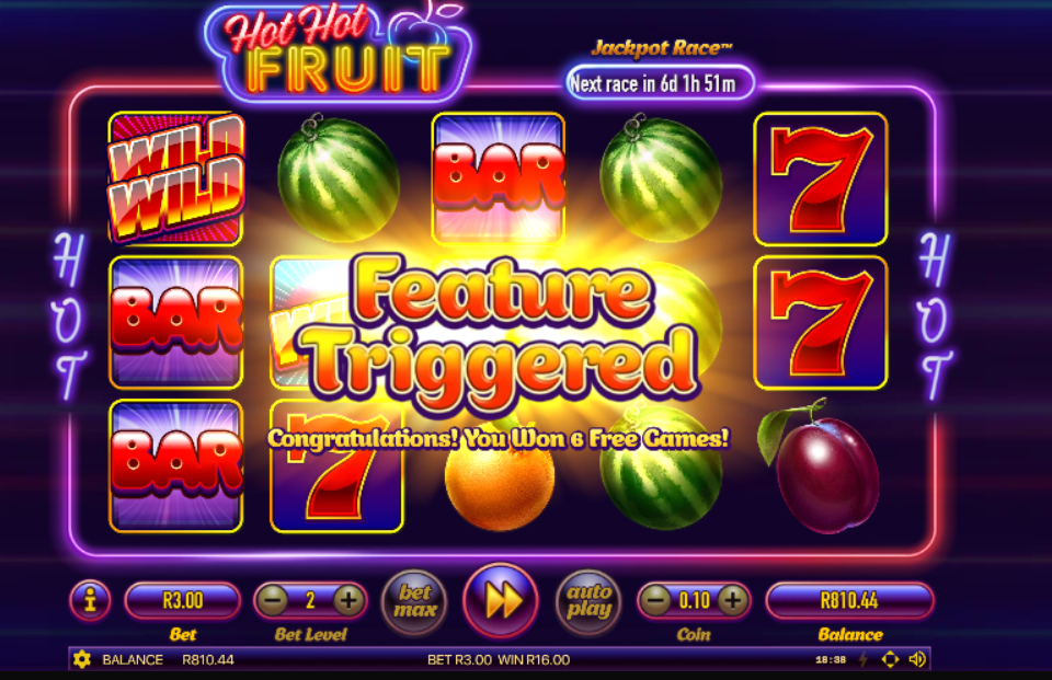 free spin win hot fruit