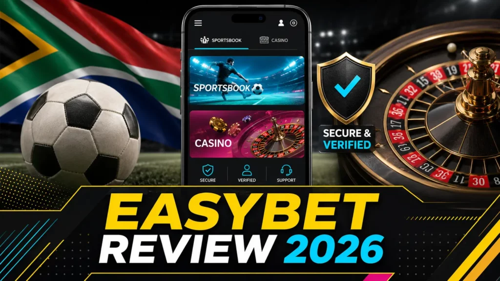 EasyBet South Africa 2026 review covering sportsbook, casino, safety and payments